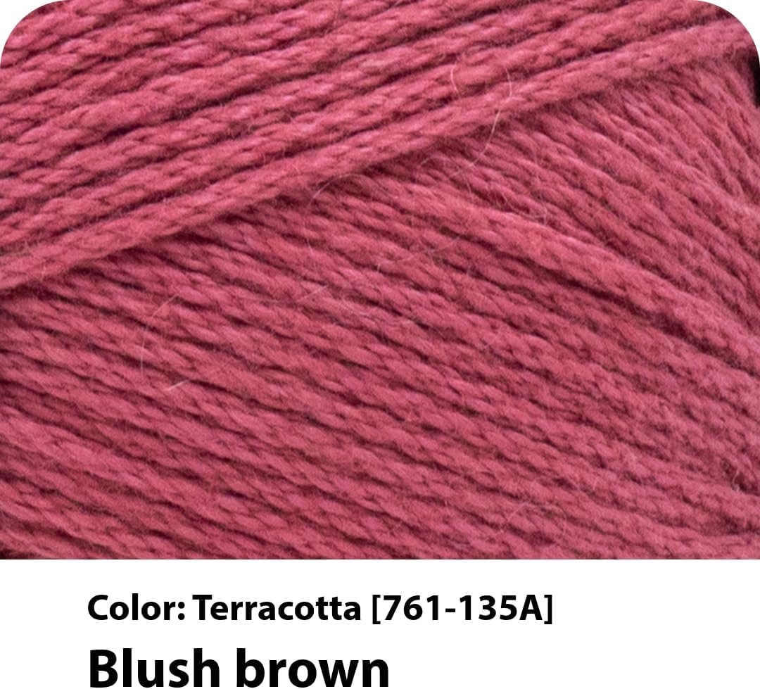 image:imageLion Brand Yarn 247 Cotton Mercerized Lightweight Yarn for Knitting Crochet and Crafts Beachcomber 5 Pack Multicolor Pack of Natural Fiber for Breathable Tops Durable Bags and Dish ClothsTerracotta